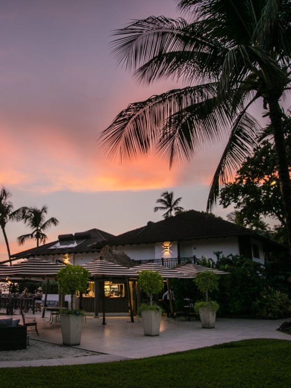 Bar at sunset